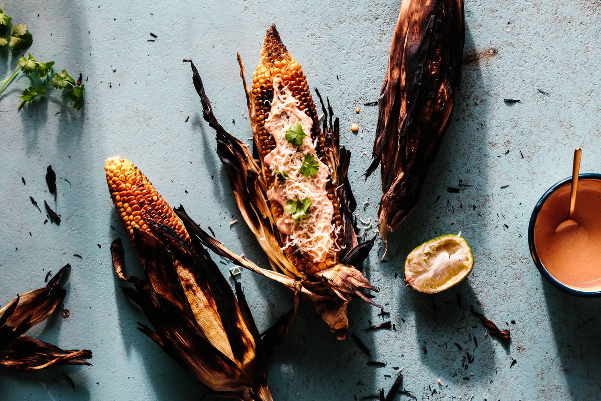 Mexican Grilled Corn On The Cob